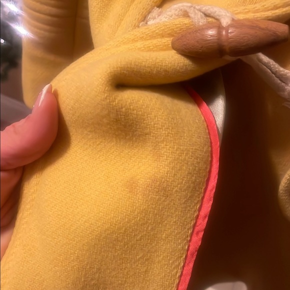 J. Crew Yellow Wool Toggle Coat - Picture 4 of 5